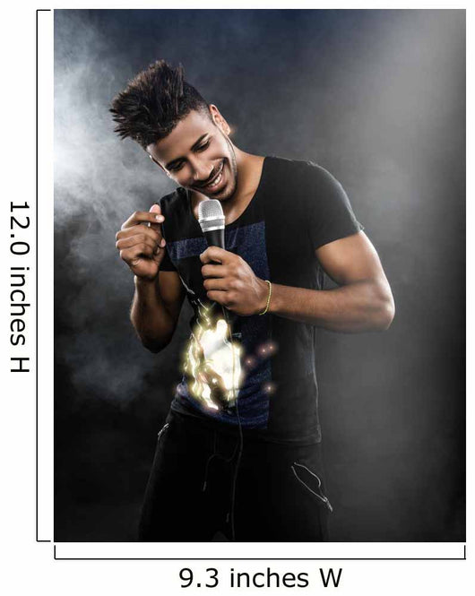 latin black singer Wall Mural