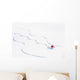 Skiing, Skier, Freeski - freeride, man skiing downhill Wall Mural