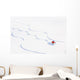 Skiing, Skier, Freeski - freeride, man skiing downhill Wall Mural