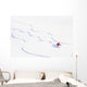 Skiing, Skier, Freeski - freeride, man skiing downhill Wall Mural
