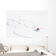 Skiing, Skier, Freeski - freeride, man skiing downhill Wall Mural