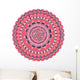 Pink Lace Mandala Wall Decal