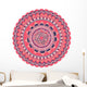 Pink Lace Mandala Wall Decal