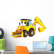 Cartoon Excavator Illustration for