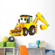 Cartoon Excavator Illustration for