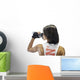 Gir after Training Drinks Water Wall Decal