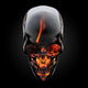 Fire skull Wall Mural