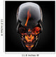 Fire skull Wall Mural