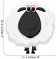 Sheep cartoon Wall Decal