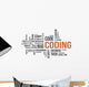 coding word cloud Wall Decal
