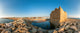 Panoramic view of the Paphos Castle Wall Mural