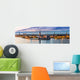 Scenic summer night panorama of  Stockholm, Sweden Wall Mural
