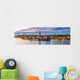 Scenic summer night panorama of  Stockholm, Sweden Wall Mural