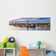 Scenic summer night panorama of  Stockholm, Sweden Wall Mural