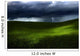 Green land over a storm Wall Mural