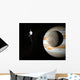 Satellite Europa, luna di Giove, spazio sonda voyager Wall Mural