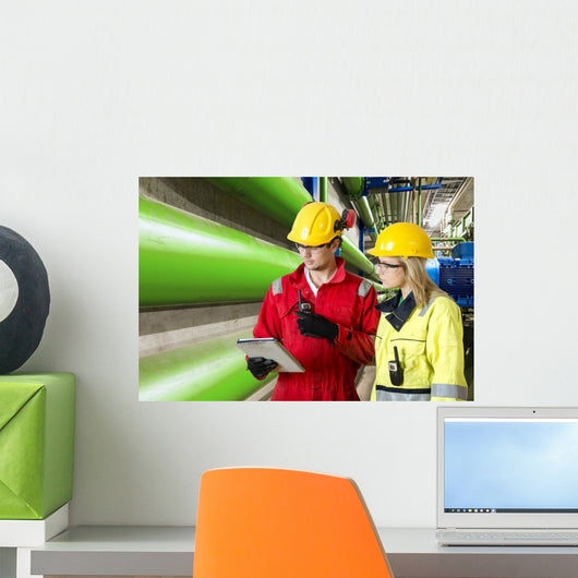 maintenance and inspection Wall Mural