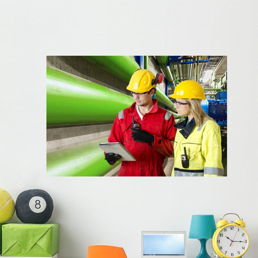 maintenance and inspection Wall Mural