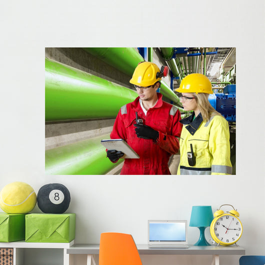 maintenance and inspection Wall Mural