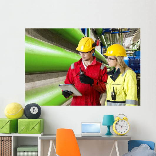 maintenance and inspection Wall Mural
