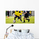 Football match for children. Boys playing football Wall Mural