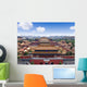 Aerial view of the Forbidden City. Beijing, China Wall Mural