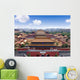 Aerial view of the Forbidden City. Beijing, China Wall Mural