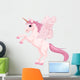 Pink Unicorn Pegasus Wall Decal