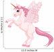 Pink Unicorn Pegasus Wall Decal