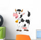 Happy cartoon cow Wall Decal