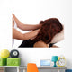 Neck Massage Wall Decal