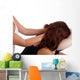 Neck Massage Wall Decal