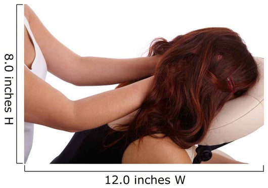 Neck Massage Wall Decal