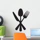 Knife, fork and spoon Wall Decal