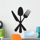 Knife, fork and spoon Wall Decal