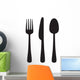 Knife, fork and spoon Wall Decal