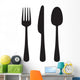 Knife, fork and spoon Wall Decal