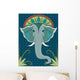 patterned elephant Wall Mural