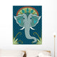 patterned elephant Wall Mural