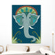 patterned elephant Wall Mural