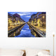 Naviglio Grande canal in the evening, Milan Wall Mural