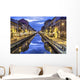 Naviglio Grande canal in the evening, Milan Wall Mural
