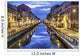 Naviglio Grande canal in the evening, Milan Wall Mural