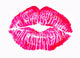 Kiss Lips Lip Print Pink Red Mouth Wall Decal
