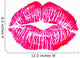 Kiss Lips Lip Print Pink Red Mouth Wall Decal