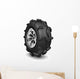 Monster truck wheel Wall Decal