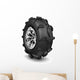 Monster truck wheel Wall Decal
