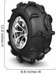 Monster truck wheel Wall Decal