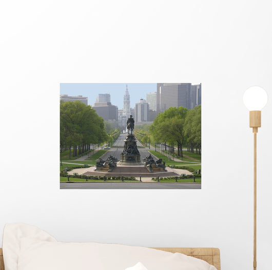 Ben Franklin Parkway Wall Decal