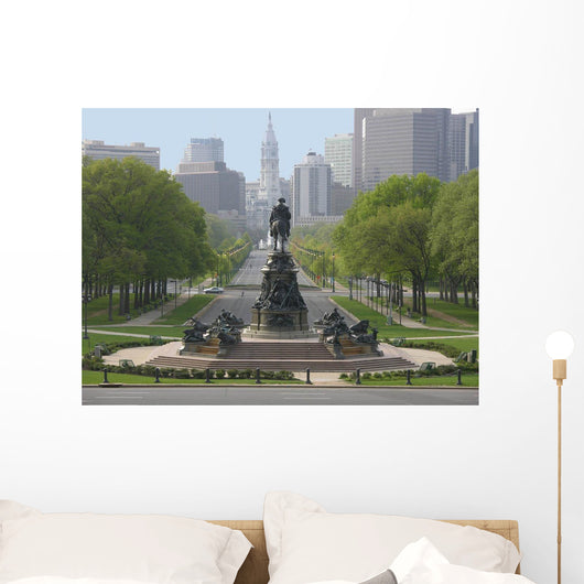 Ben Franklin Parkway Wall Decal